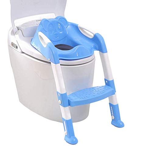Toilettentrainer mit Treppe Kinder Lerntöpfchen Faltbar Toilettensitz Training+
