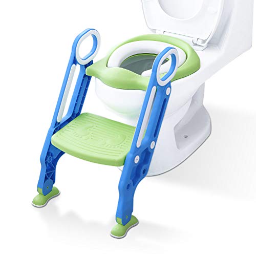 3 in1 Toilettentrainer mit Treppe Kinder Lerntöpfchen Toilettensitz Baby WC Sitz